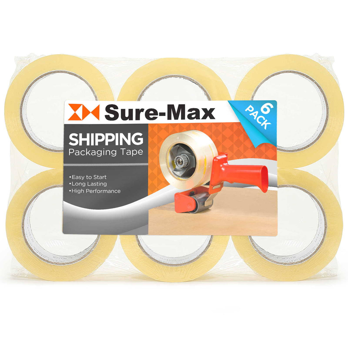Clear 2.0 Mil Packing Tape 36 Rolls C102606