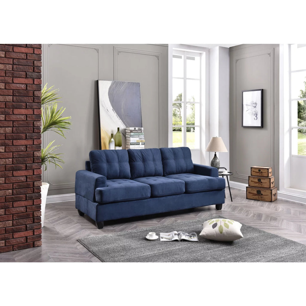 Navy Blue Sofa W3571