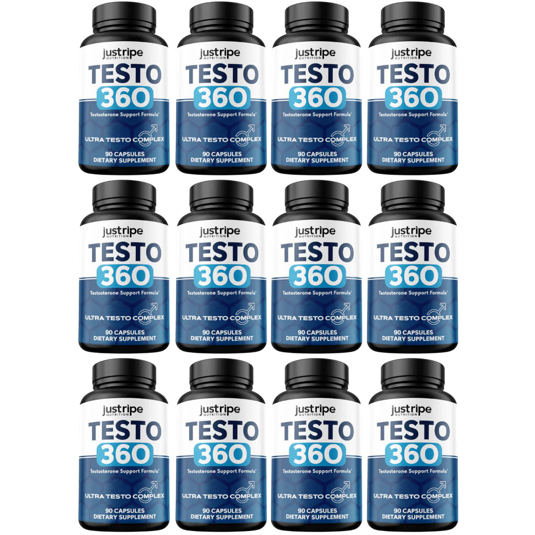 12 Pack Testo 360 Supplement with Tribulus Terrestris O3402