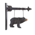 Black Resin Bear Arrow Replacement Sign Y294