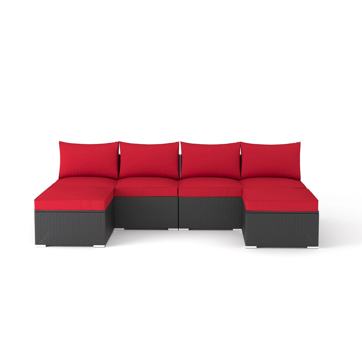 6 Pcs Outdoor Patio Furniture Sofa Set N87903