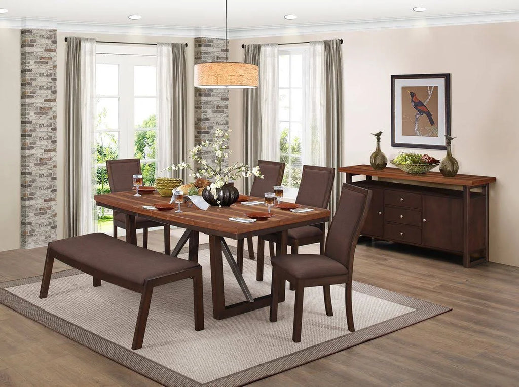 Brown Side Chair Set of 2 B70282