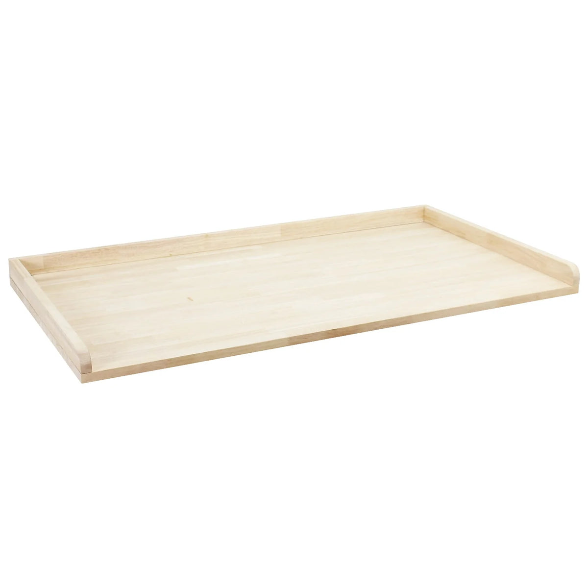 Lacquered Butcher Block Countertop with Edge Rails K50081