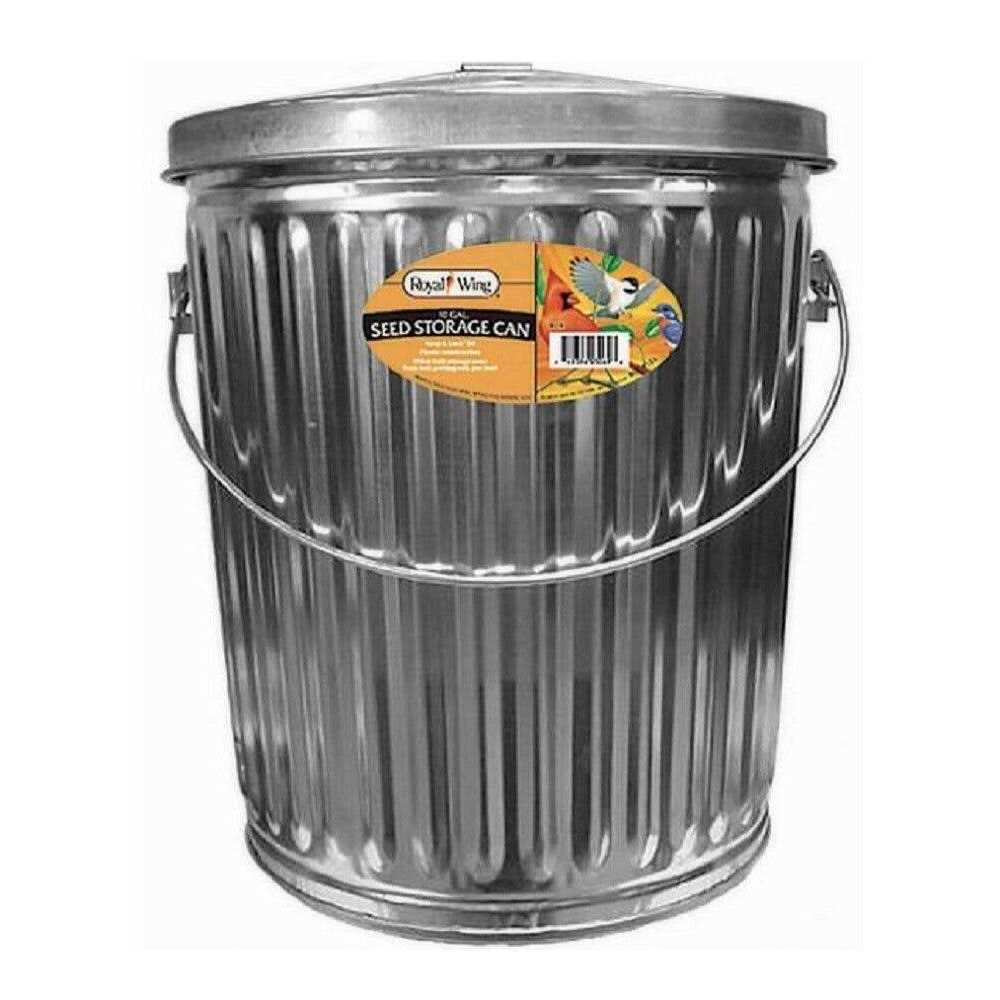 10 Gallons Capacity Bird Seed Storage Container H60981