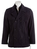 Mens Double Breasted Wool Blend Peacoat I65849