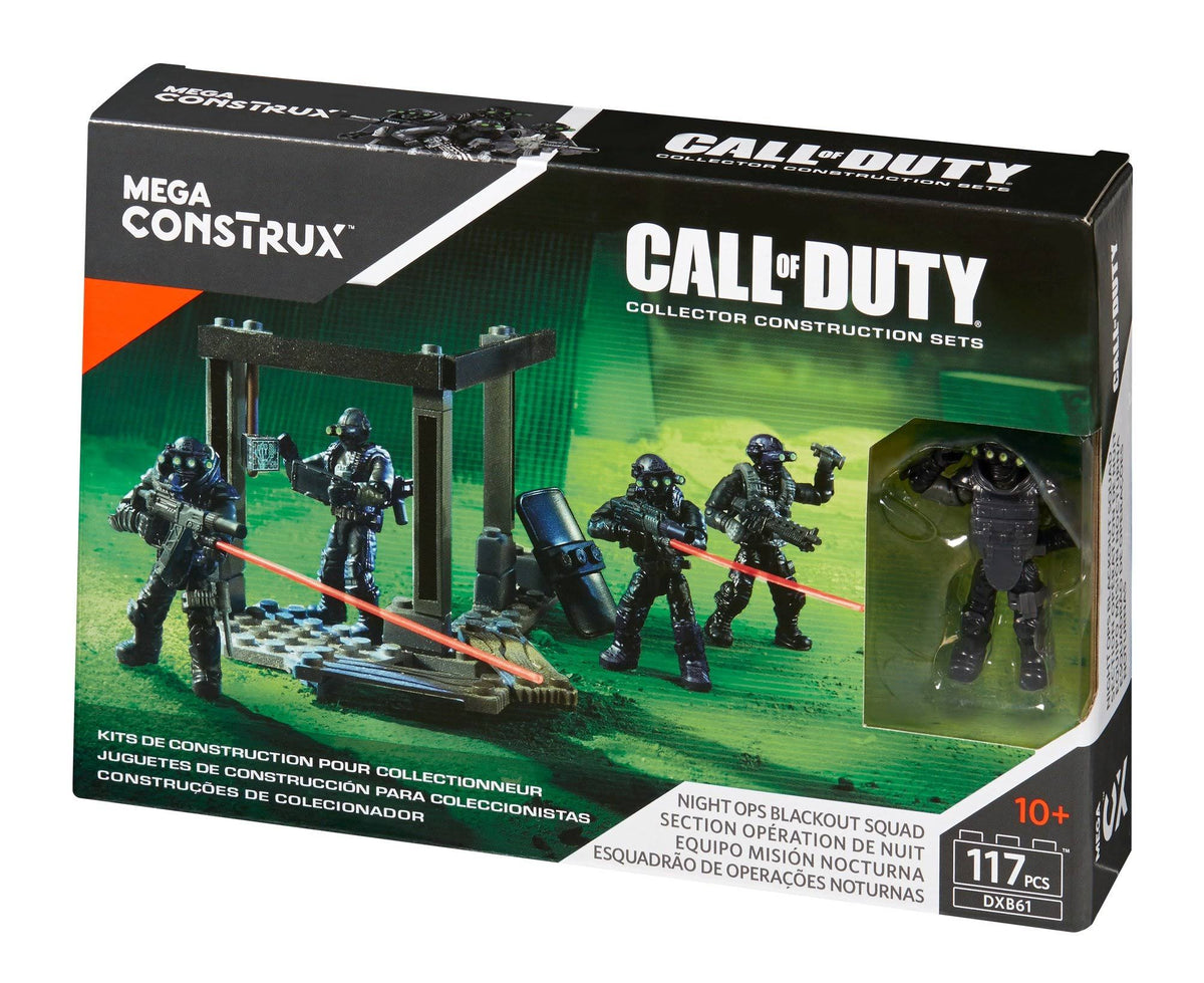 Mega Bloks Call of Duty Mega Construx Night Ops Blackout Squad Q544082