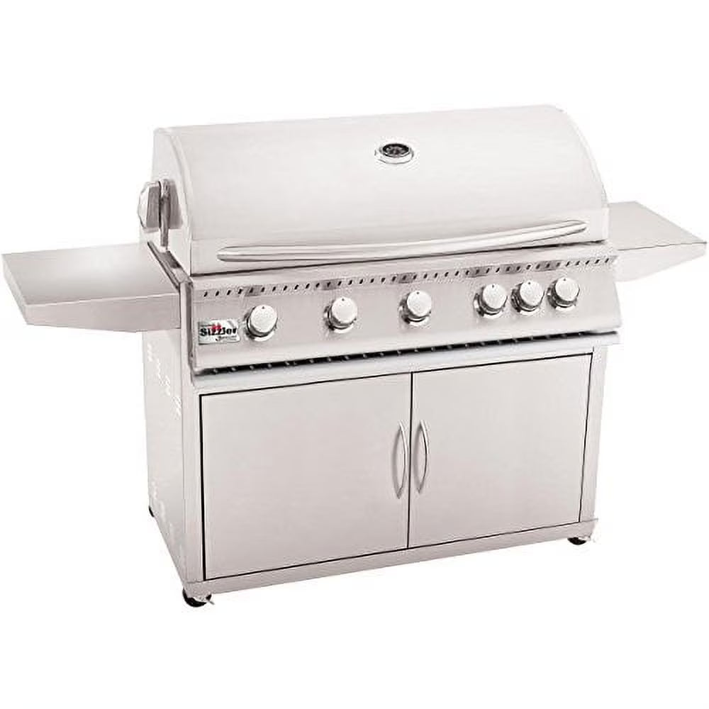 40-inch 5-burner Freestanding Natural Gas Grill With Rear Infrared Burner L311