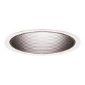Black 5 in. Step Baffle Reflector Trim Y20053