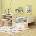 Wood Platform Bed Frame with Storage Drawers O279