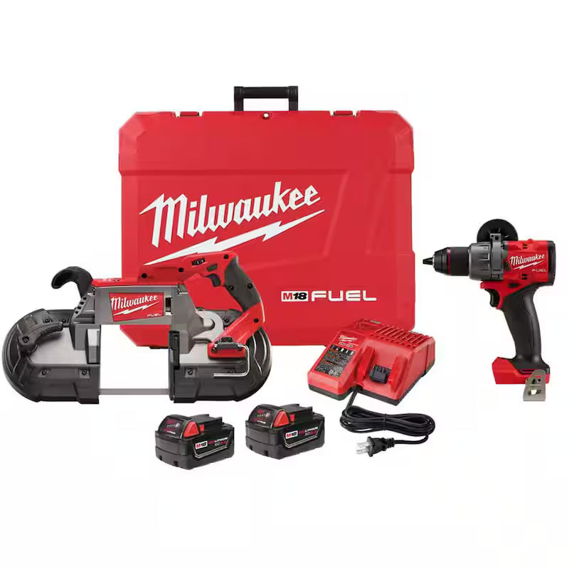 18-V Lithium-Ion Brushless Cordless Deep Cut Band Saw with Two 5.0Ah Batteries T20650