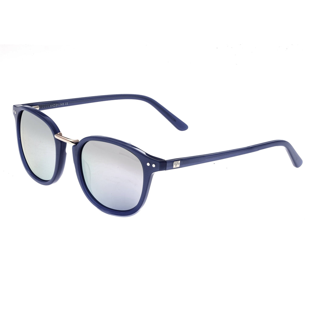 Navy Silver Polarized Sunglasses O915