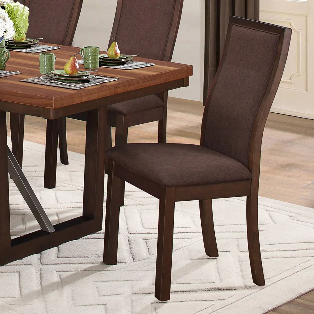 Brown Side Chair Set of 2 B70282