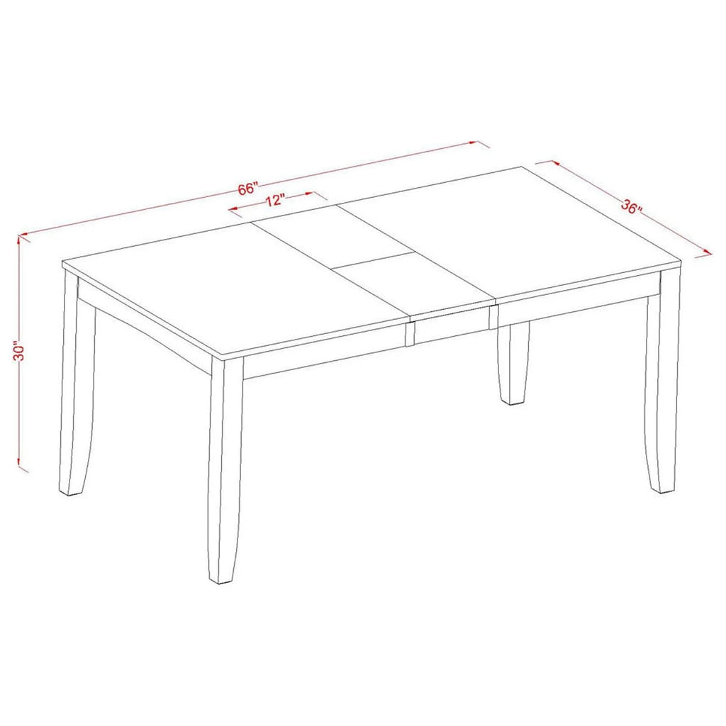 Dining Set Table With Leaf And Dining Chairs S281