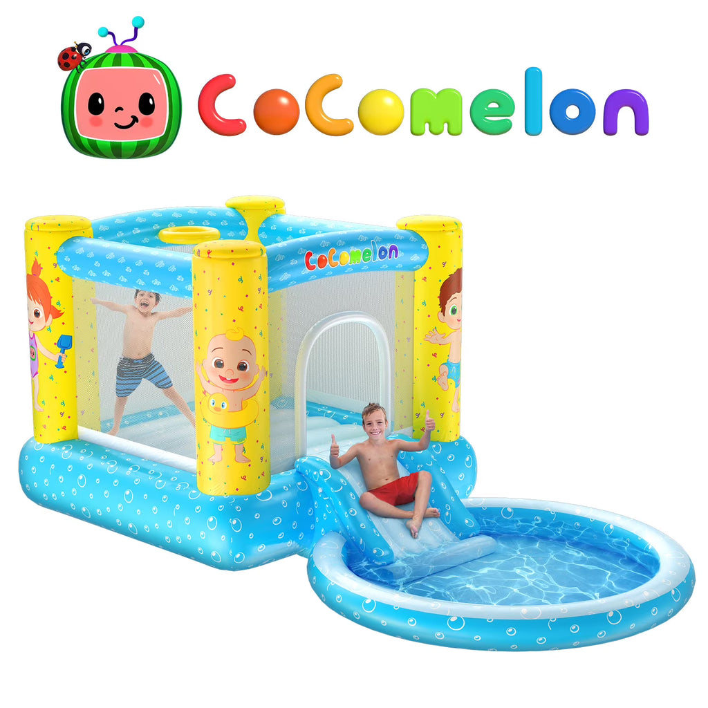 Inflatable Bouncer with Slide & Pool A689921