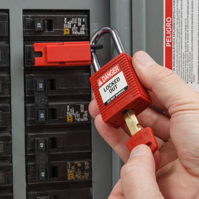 Lockout Padlock, Nylon, 6 Keys, PK6 Q3510