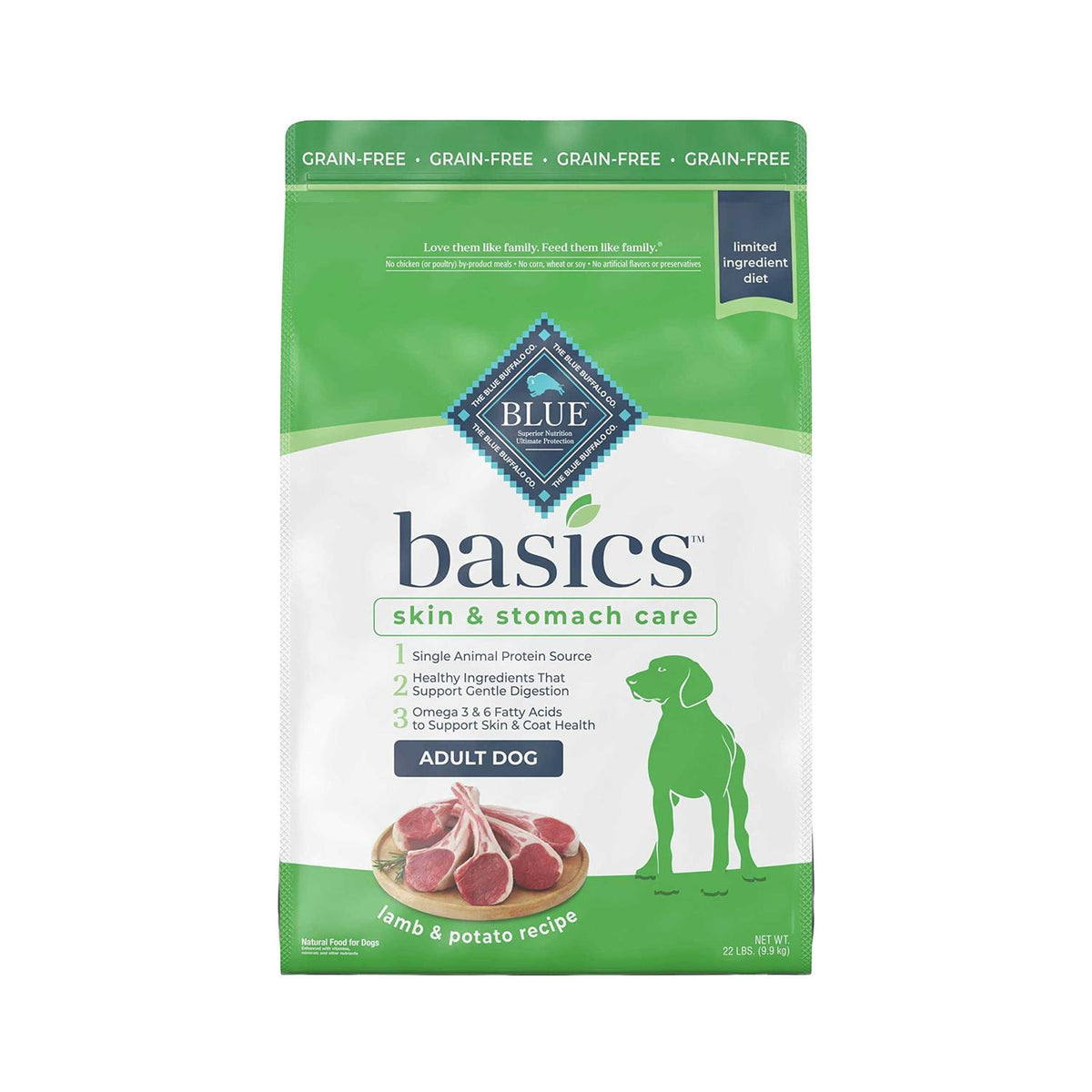 Grain Free Dry Dog Food Lamb & Potato N14403