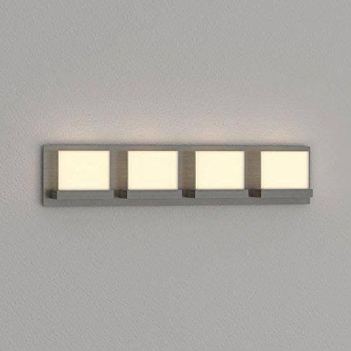 4-Light Brushed Nickel LED Bath Bar Light H8725