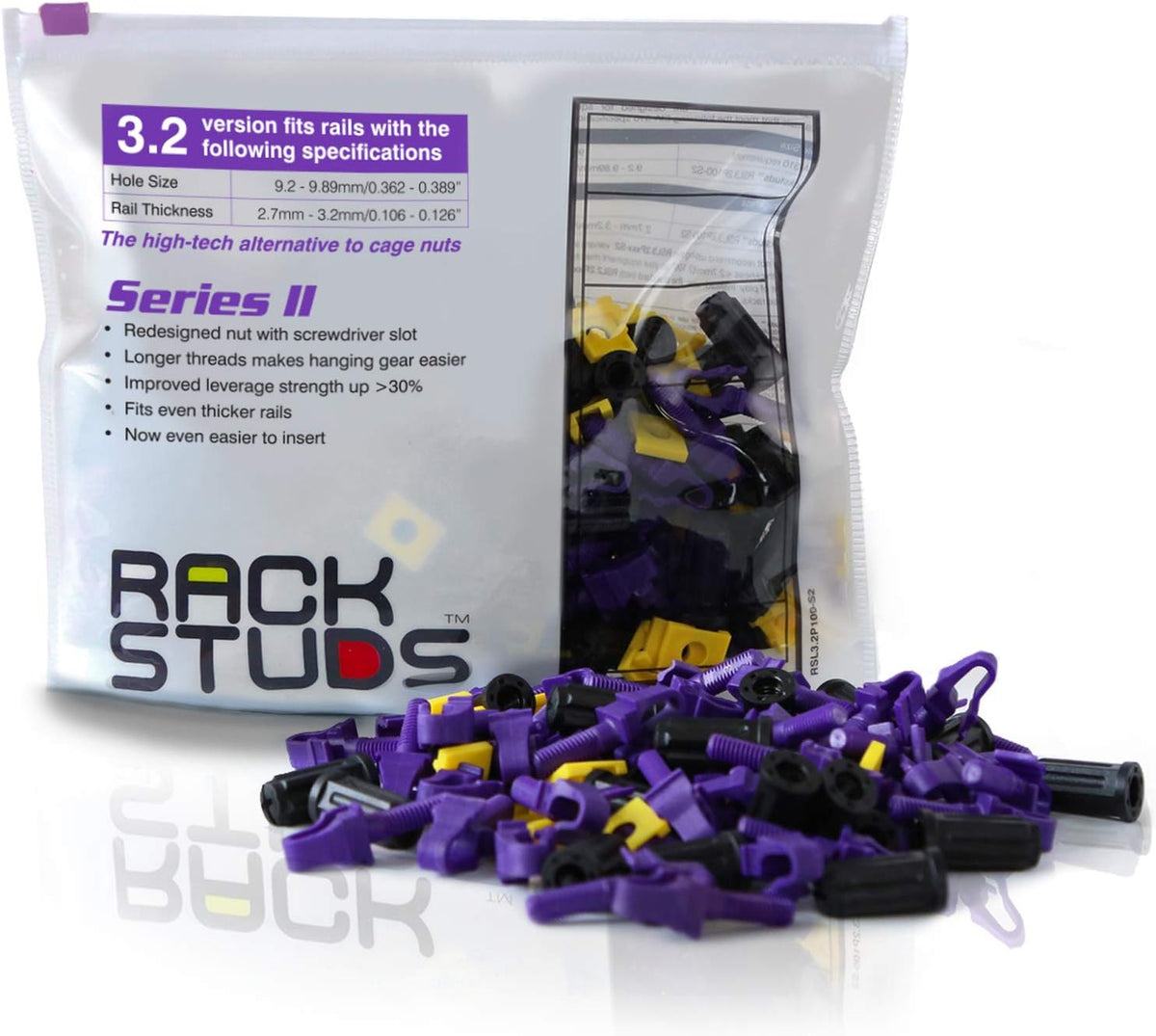 100-pack Red 2.2mm Server Rack Solution Y364