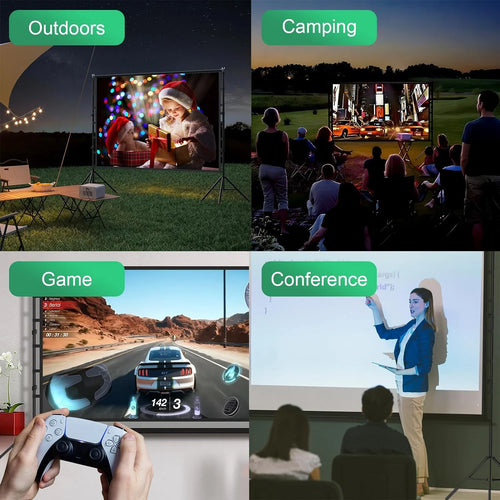 100 inch Portable Projector Screen with Stand F3612