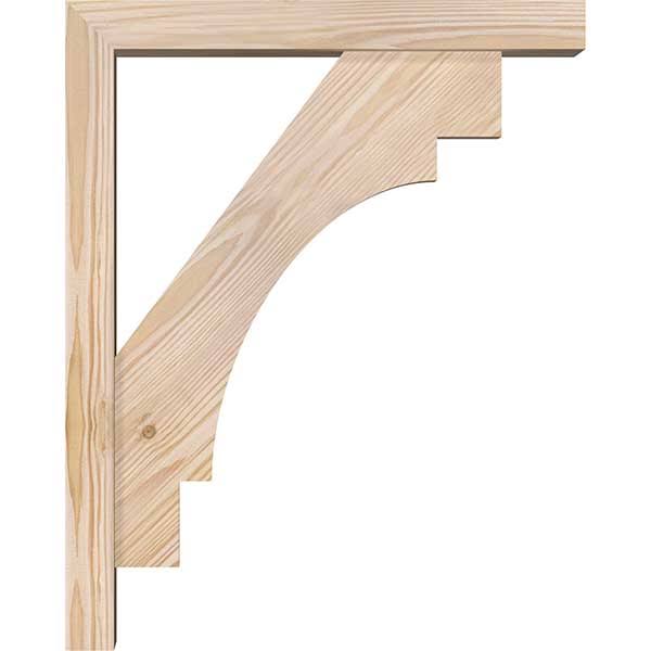 Douglas Fir Smooth Bracket with Offset Brace F954602