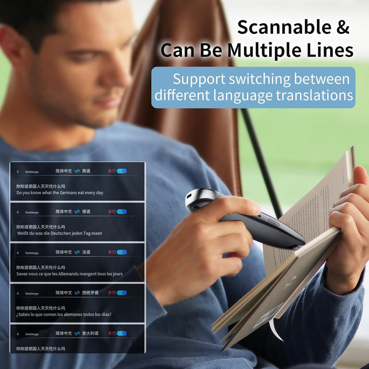 112 Languages Translation Pen Scanner X666