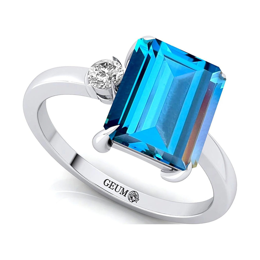 Solid Gold Halo Engagement Ring A131