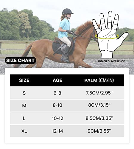 Kids Horse Riding Gloves K34262