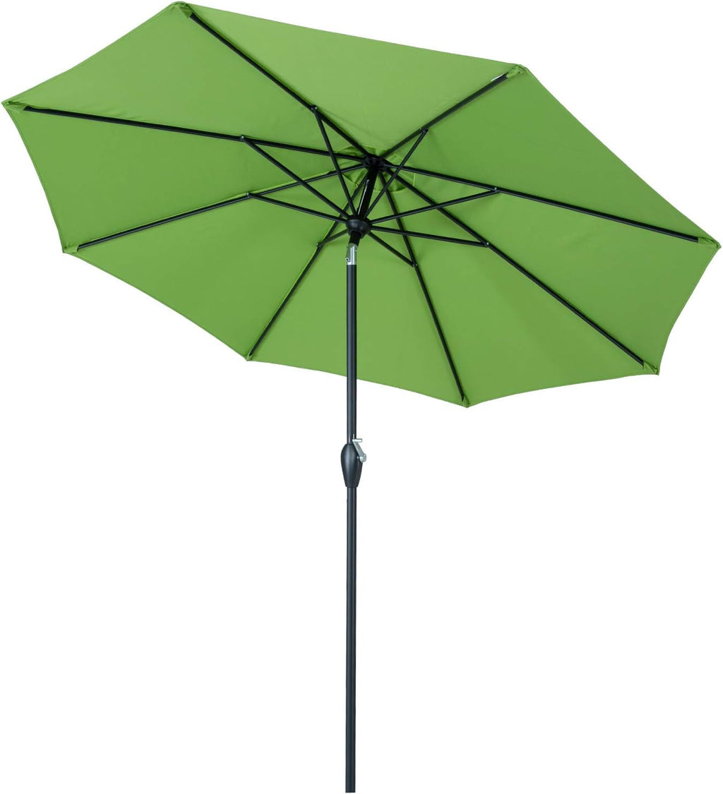 10' Outdoor Patio Table Umbrella with Auto Tilt and Crank L984