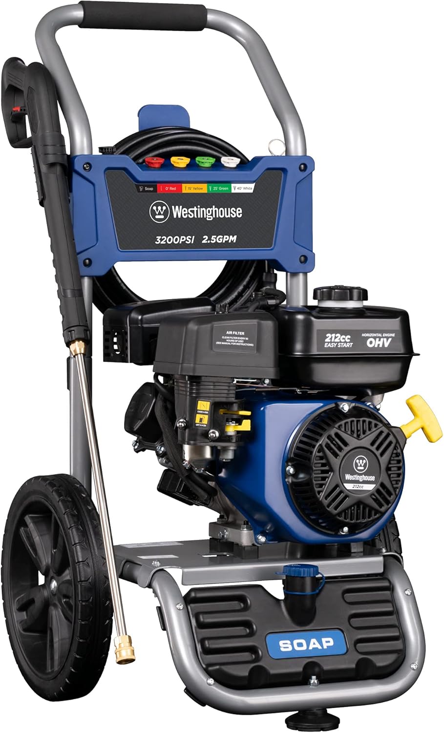 Gas Powered Pressure Washer 3200 PSI 2.5 GPM O55206