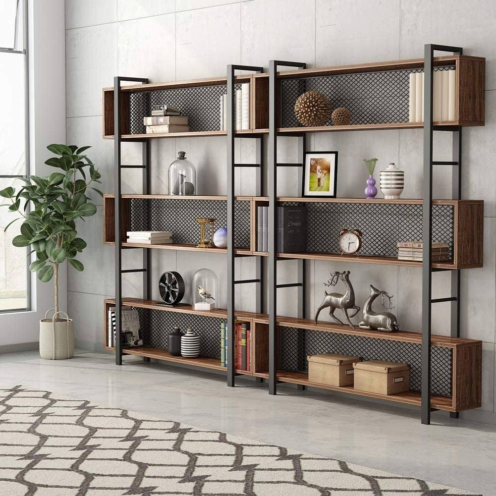 Black 5-Shelf Bookshelf D576123