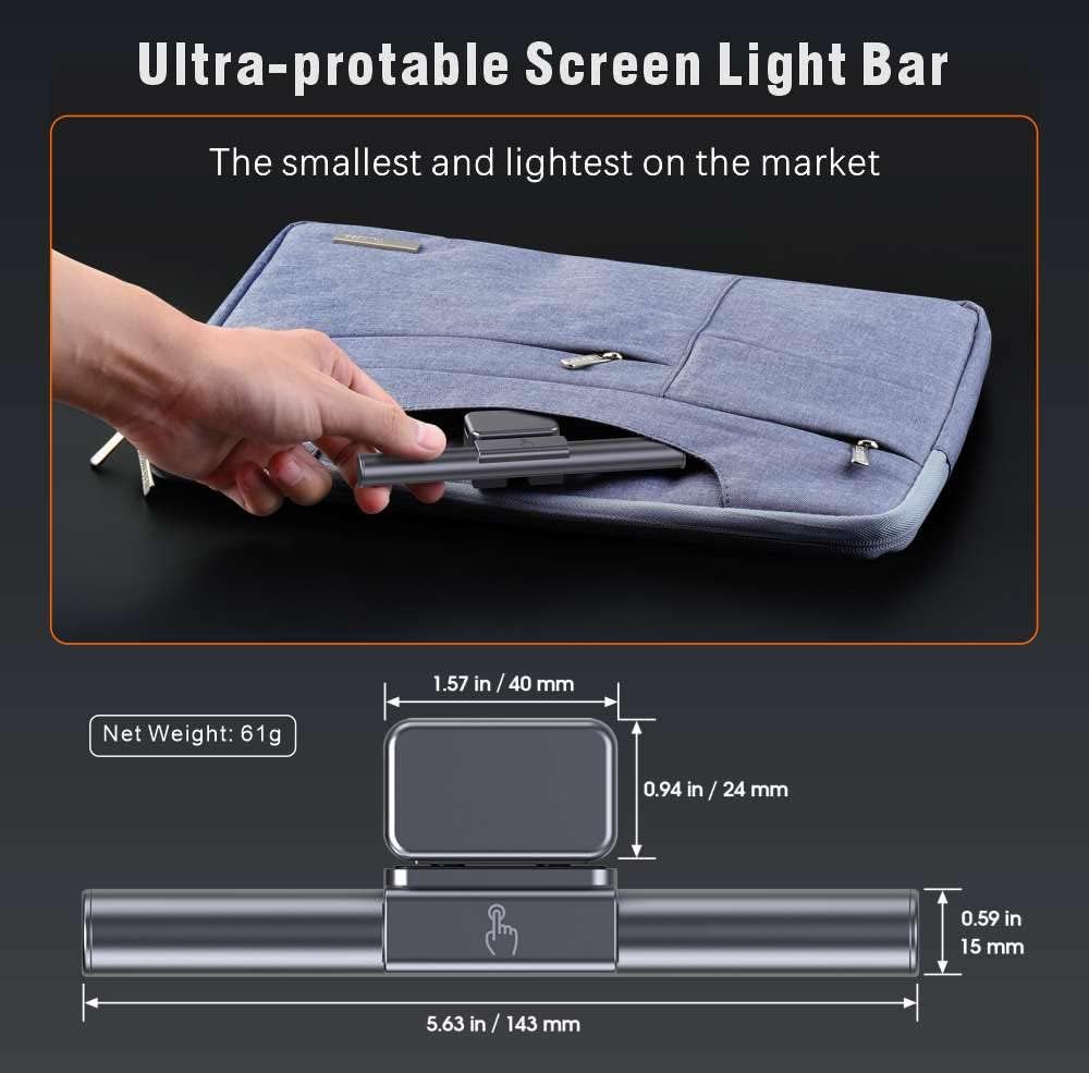 LED Monitor Light with Adjustable Brightness O743