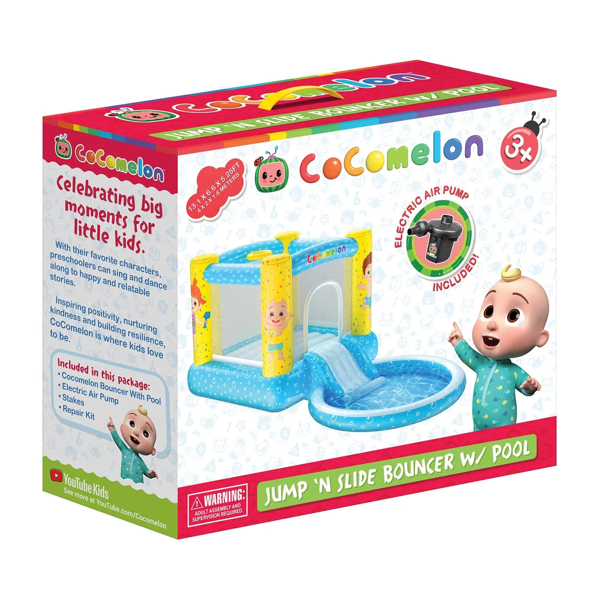 Inflatable Bouncer with Slide & Pool A689921