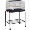 47 Flight Cage with Slide-Out Tray and Rolling Stand U2230