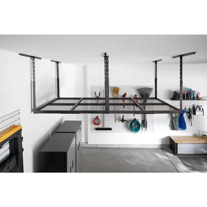 Adjustable Height Overhead Garage Storage Rack D718