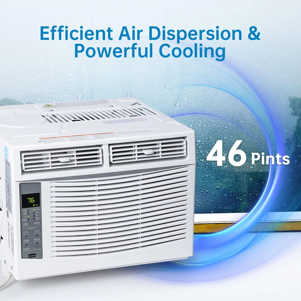 6000 BTU White Air Conditioner with Remote App Control F3691