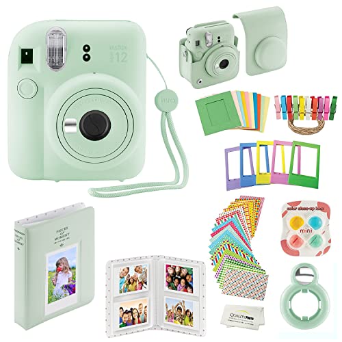 Lilac Purple Instant Camera with Case and Accessory Kit T4007
