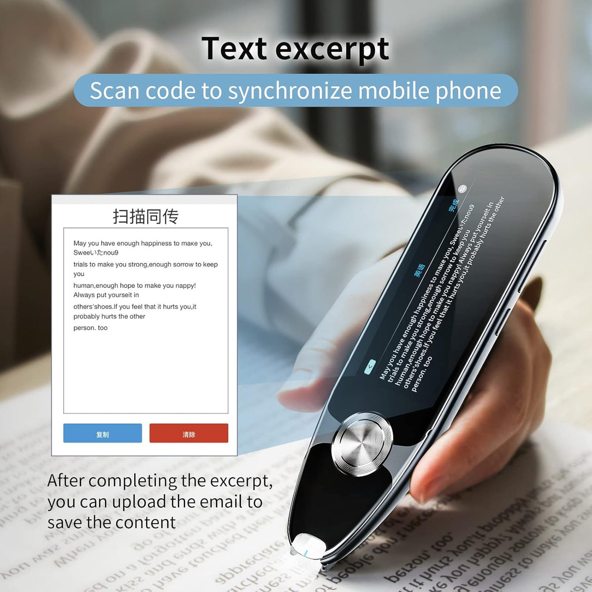 112 Languages Translation Pen Scanner X666