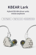 KBEAR Lark 1BA+1DD In Ear Monitor Wired Earphone M274