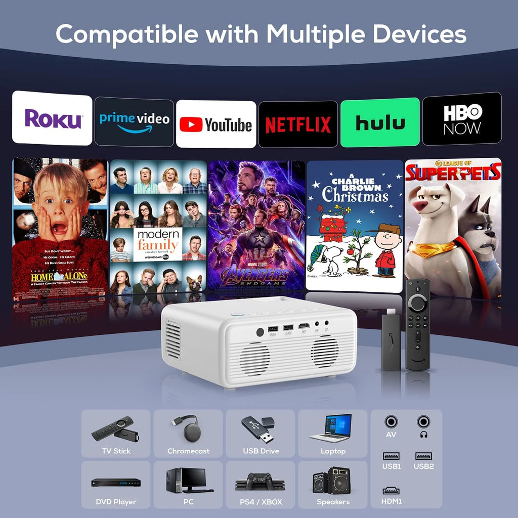 4K Projector with Carry Bag J8214