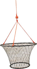 Rubber Wrapped Steel Ring Crab Trap with 50' Rope and Bait Cage I572905