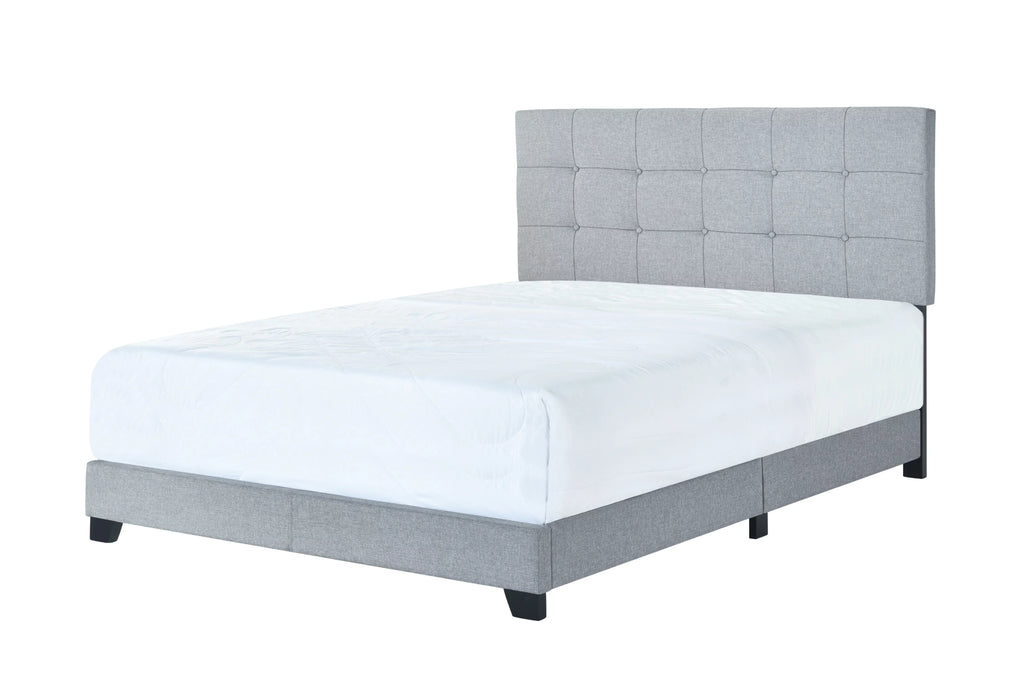 Gray Queen Panel Bed V6631
