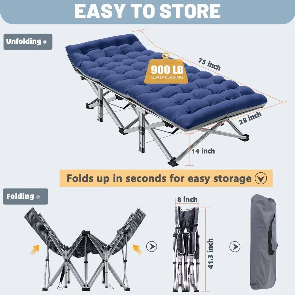 Folding Bed with Mattress and Carry Bag G32308