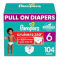 Size 5 Pull-On Disposable Baby Diapers 128 Count G9979