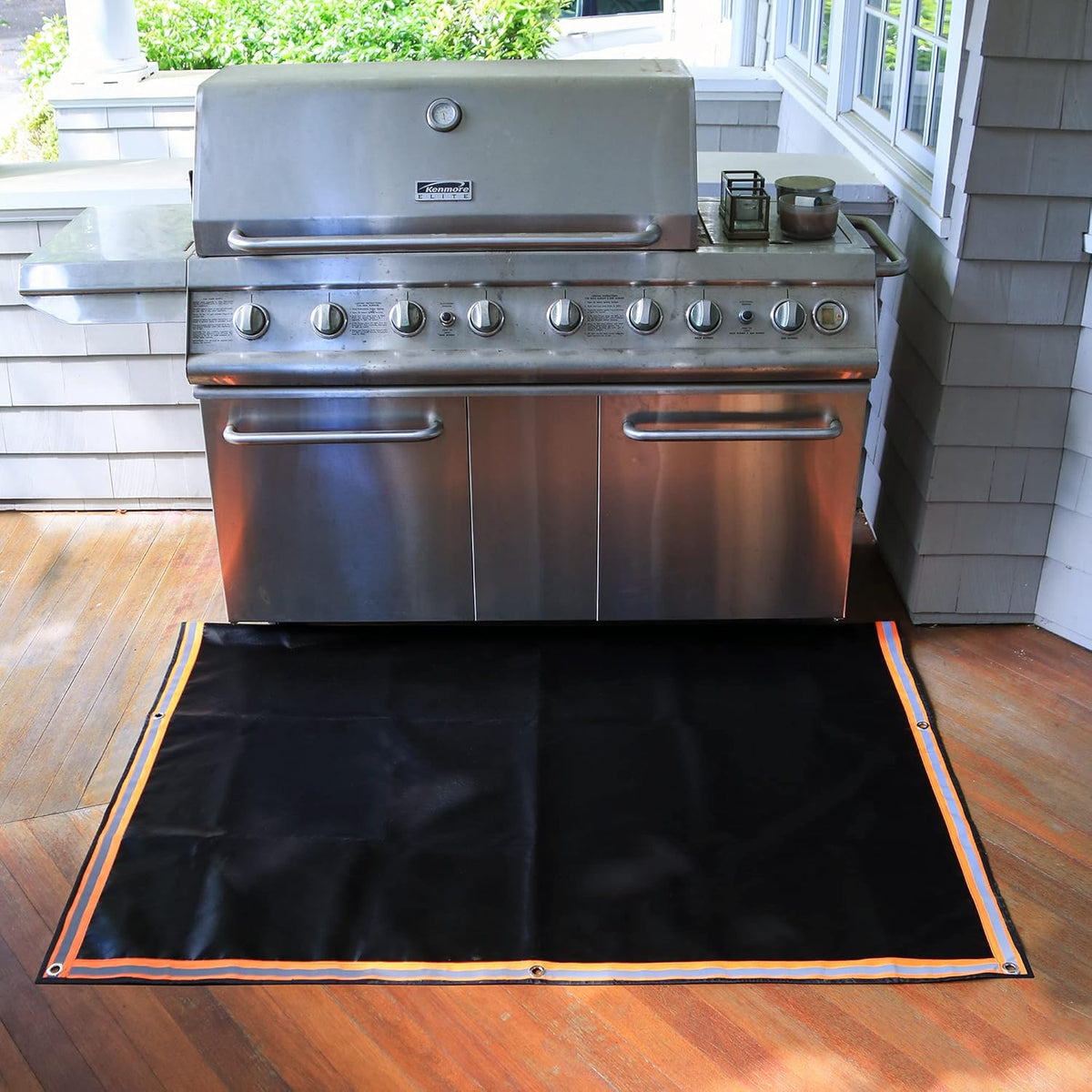 Fire Pit Mat, Extra Large, 67 x 60, 3 Layer, Fireproof Outdoor Protector L1506