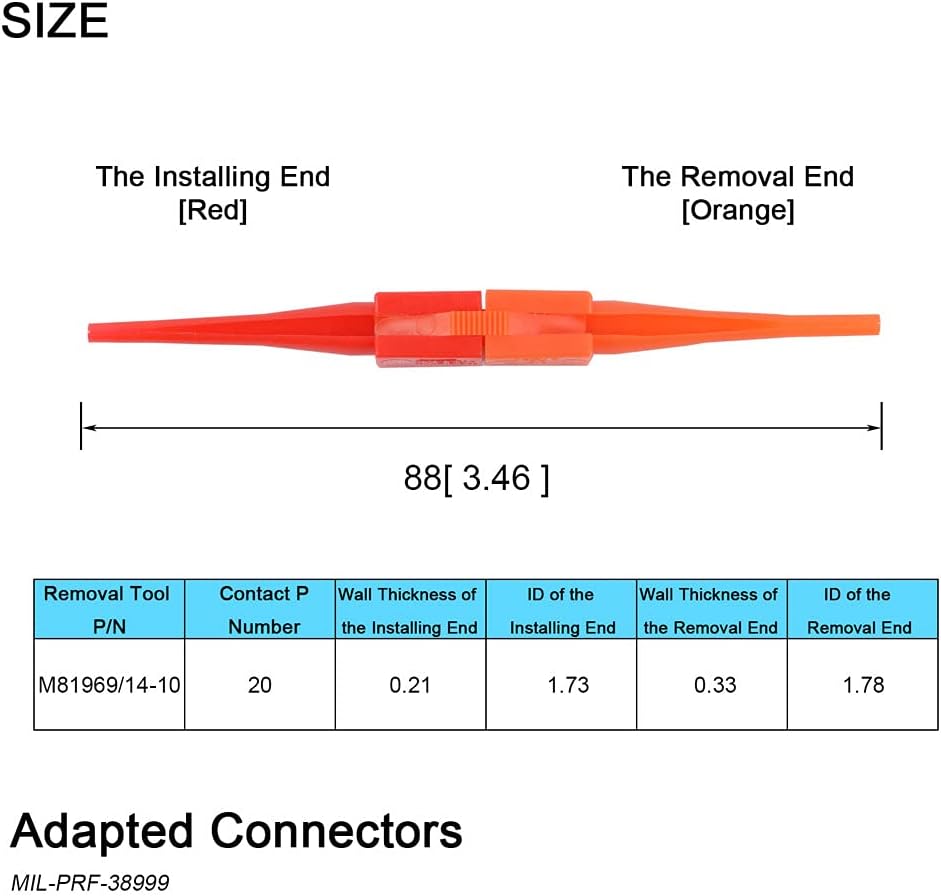 Solid Barrel Installing Removal Tool 25pcs X447473