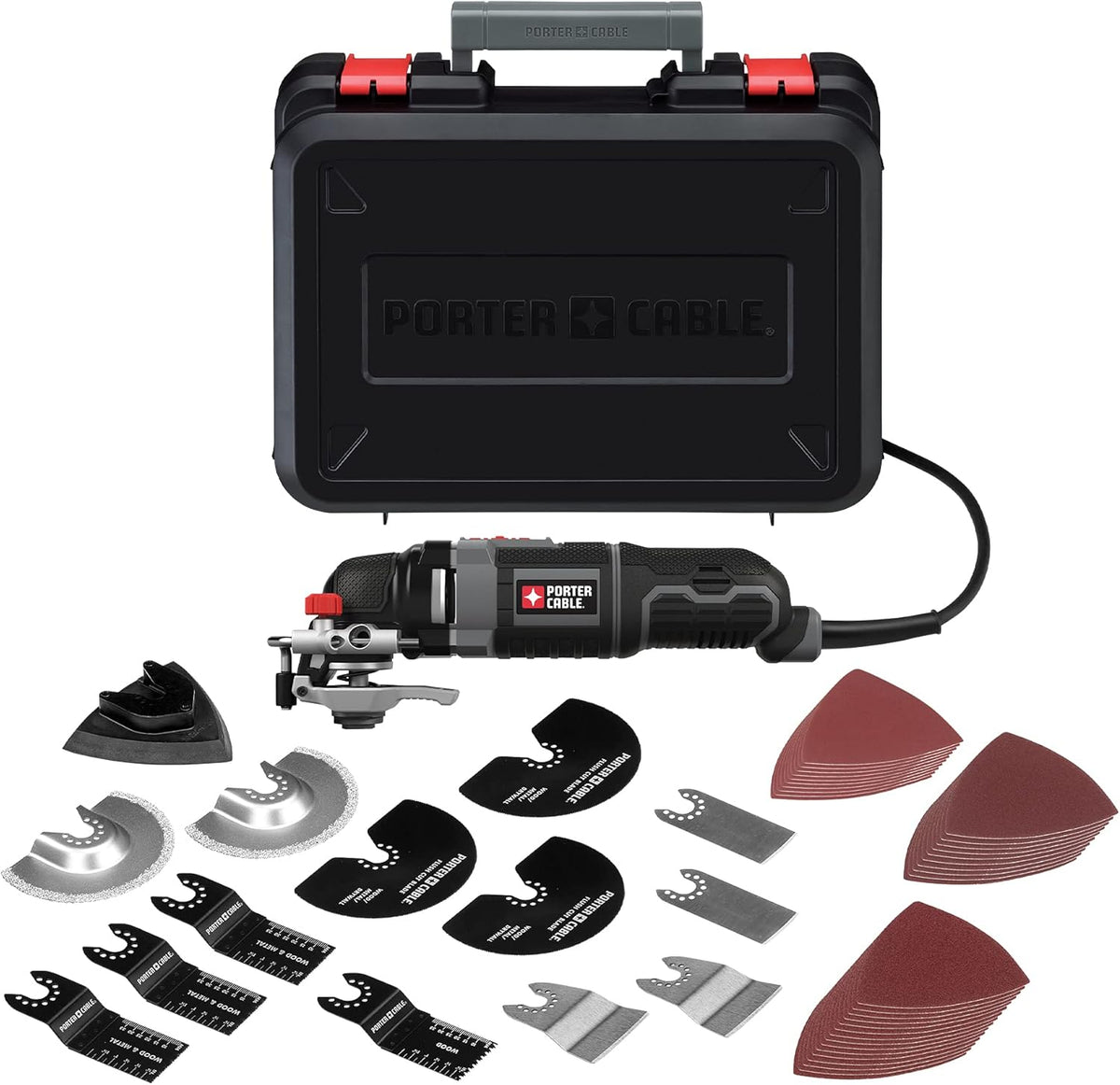 Oscillating Tool Kit, 3-Amp, 52 Pieces B520