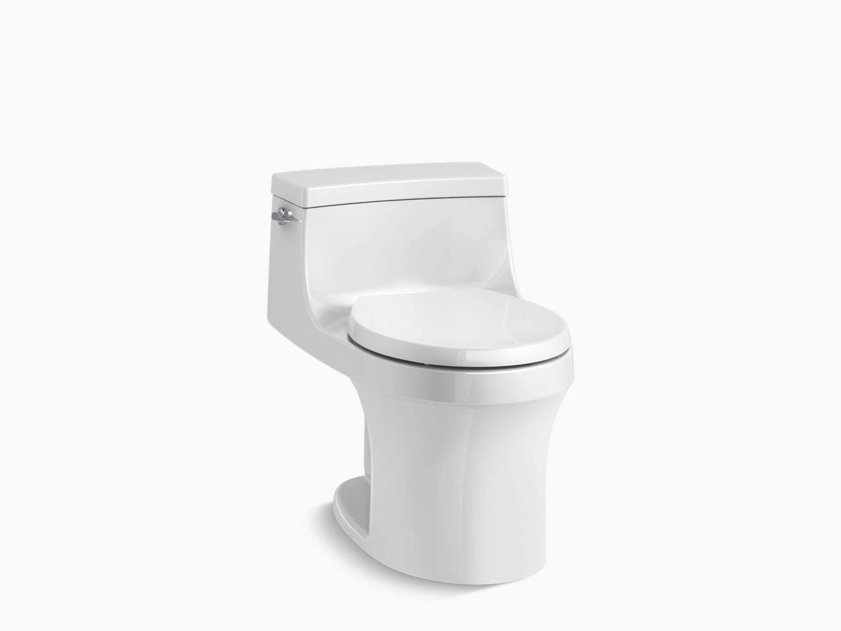 White One-Piece Round-Front Toilet N7846