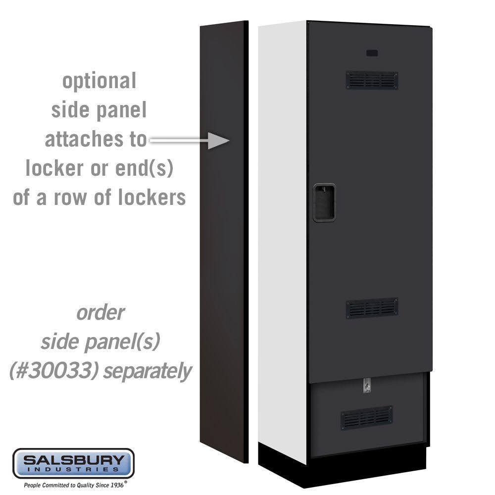 Black Wood Locker I231