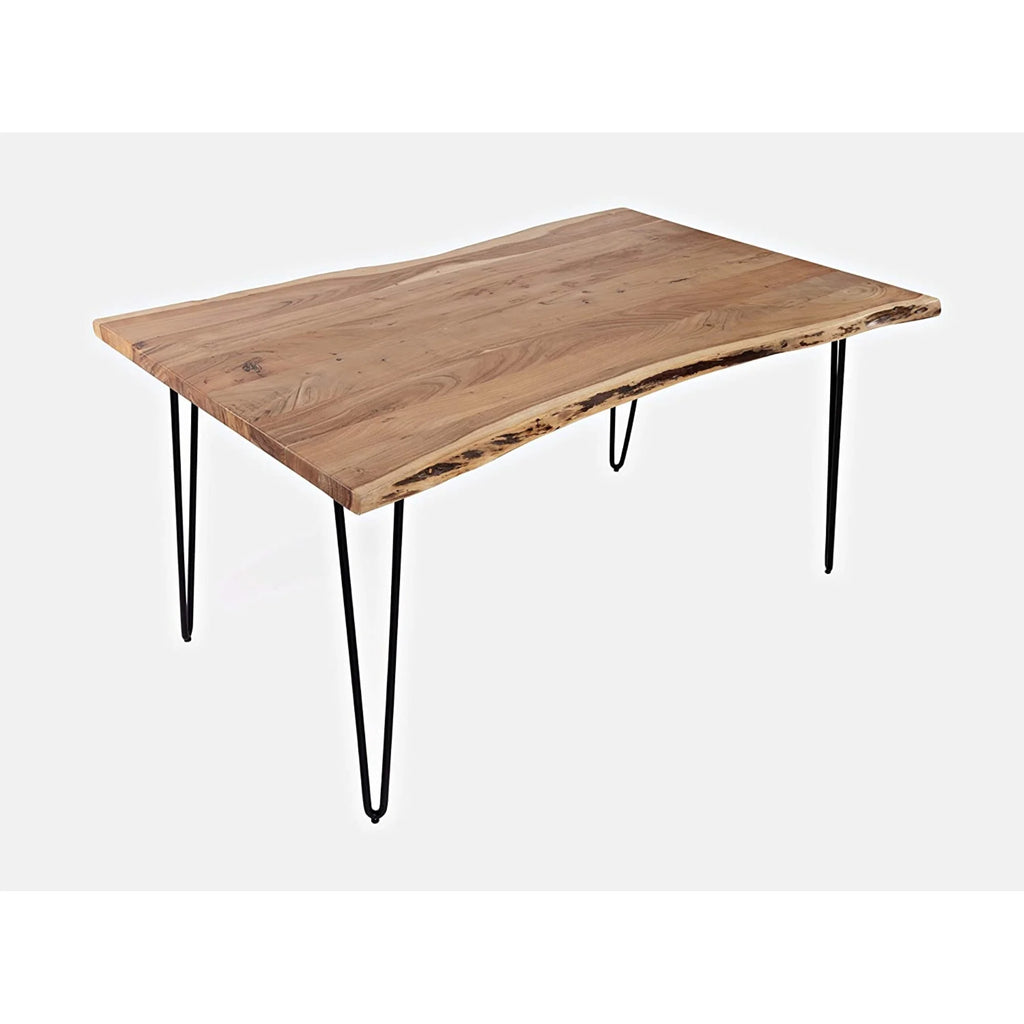 Solid Wood 60" Live Edge Dining Table C6504