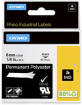 Industrial Permanent Labels Black on Metallic 1 4 Roll B202543